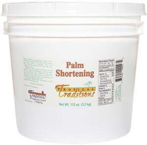 1 Gallon Glyphosate-Tested Palm Shortening - 112 oz.