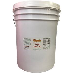 Virgin Palm Oil - 5-gallon pail - 640 FL. oz.