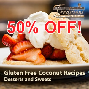Gluten Free Coconut Recipes eBook - Desserts and Sweets