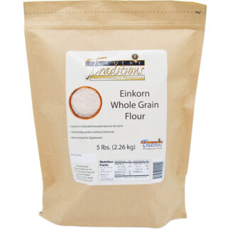 Glyphosate-tested Einkorn Whole Grain Flour – 5 lb. Bag