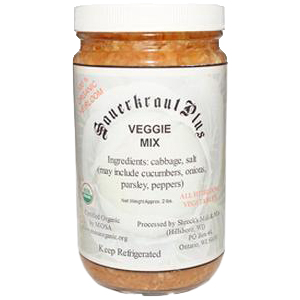 Raw Sauerkraut Plus Veggie Mix - 2 lbs.