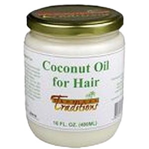 Pure Coconut Oil for Hair - 16 oz