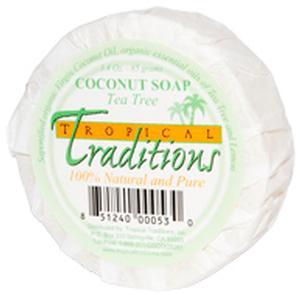Coconut Oil Soap - Tea Tree Oil - 1 bar
