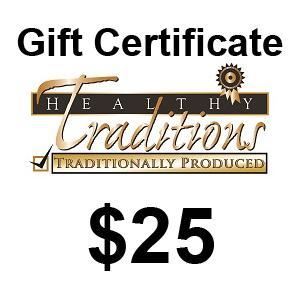 $25 Gift Certificate