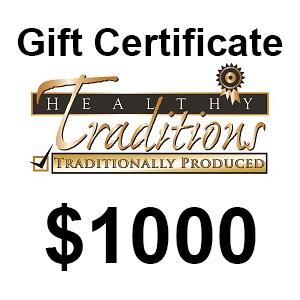 $1000 Gift Certificate