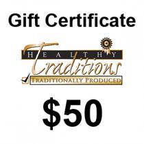 $50 Gift Certificate