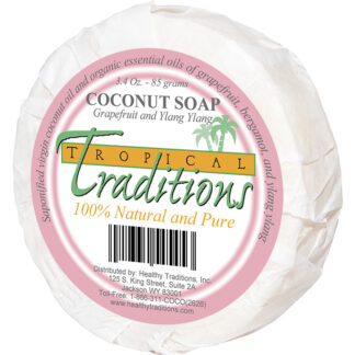 Coconut Oil Soap - Grapefruit and Ylang Ylang- 1 bar