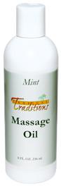 Virgin Coconut Oil Massage Oil - Mint - 8 oz.