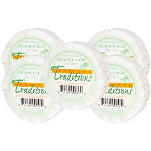 Coconut Oil Soap - Tea Tree Oil (5-bar minimum)