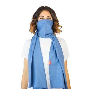 Scarf + 1 Filter, Jasper - Blue, Unisex