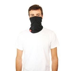 Scarf + 1 Filter, Neck Warmer - Black, Unisex