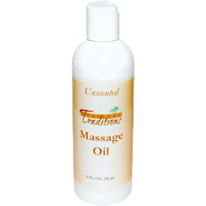 Virgin Coconut Oil Massage Oil - Unscented - 8 oz.