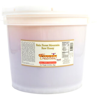 Rain Forest Mountain Raw Honey - 11 lb. Pail