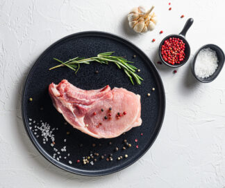 Pastured Pork Bone-In Rib Chops, averages .9 lbs  (Minimum of 4)