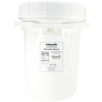 Cannellini Beans 5 Gallon Life Latch® Screw Top Pail - 32 lb. (14.51 kg) (limit of 1)