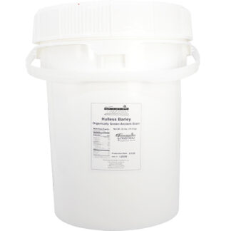 Ancient Grain Hulless Barley - 5 Gallon Life Latch® Screw Top Pail - 35 lb. (limit of 1)
