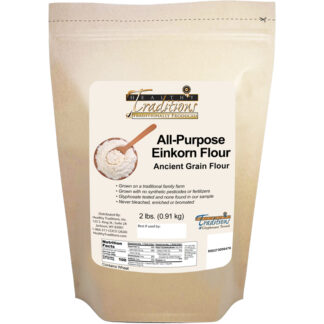 Glyphosate-tested Einkorn All-Purpose Flour – 2 lb. Bag