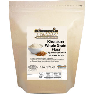 Khorasan Whole Grain Flour - 5 lb. Bag