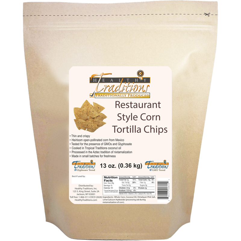 Restaurant Style Cónico Cremoso Corn Tortilla Chips 13 oz.