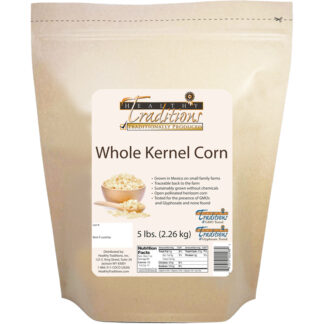 GMO-tested Cónico Cremoso Whole Kernel Corn – 5 lb. Bag